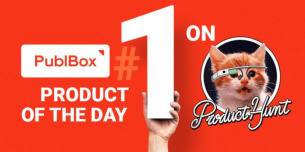 PublBox — продукт дня #1 на Product Hunt